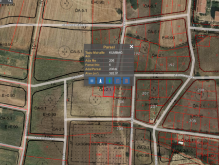 Kumbağ'da Hızlı Gelişen Bölgede 392 M2 Konut İmarlı Satılık Arsa
