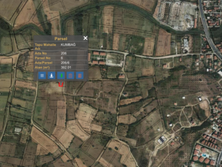 Kumbağ'da Hızlı Gelişen Bölgede 392 M2 Konut İmarlı Satılık Arsa