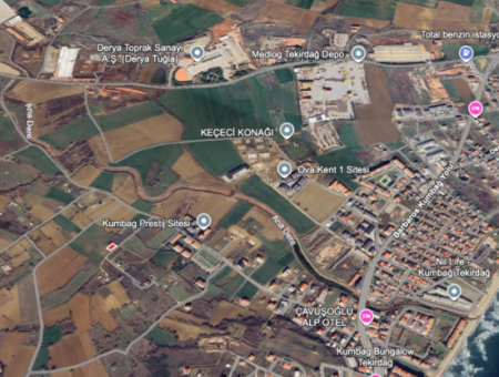 Kumbağ'da Hızlı Gelişen Bölgede 392 M2 Konut İmarlı Satılık Arsa