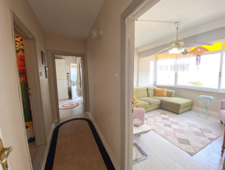 Kumbağ Merkezi Konumda Deniz Manzarlı Eşyalı Kiralık 2+1 Daire