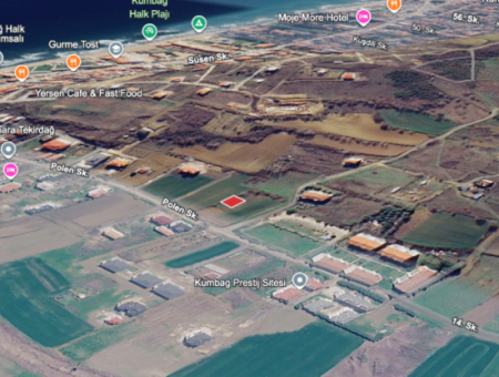 Kumbağ'da Hızlı Gelişen Bölgede 308 M2 Konut İmarlı Satılık Arsa
