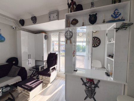 Kumbağ'da İskanlı Yeni Binada Caddeye Sıfır Eşyalı Satılık 1+1 Daire