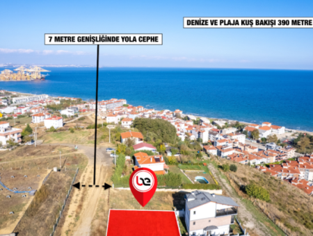 Kumbağ'da Deniz Manzaralı 275M2 Konut İmarlı İnşaata Hazır Arsa