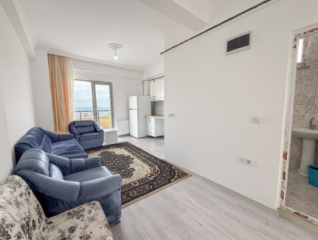 Kumbağ'da Panoramik Deniz Manzaralı İskanlı Satılık 1+1 Daire