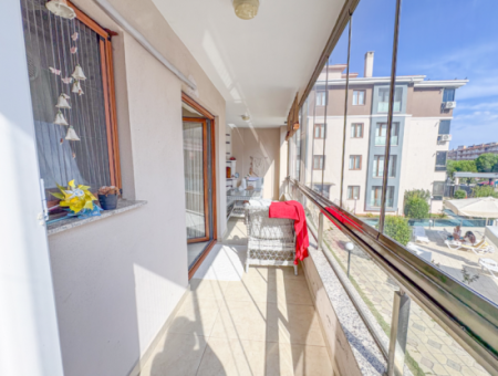 Kumbağ Doğapark Evlerinde Havuz Cephe Eşyalı Satılık 2+1 Daire